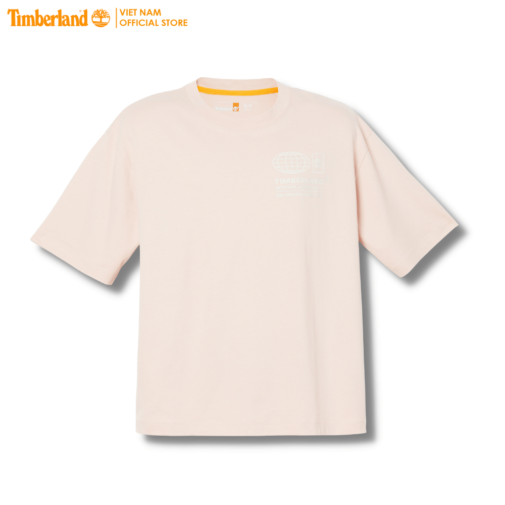 NEW Timberland Áo Thun Unisex Back Graphic T-Shirt TB0A6QHD - M - Cameo Rose - 62