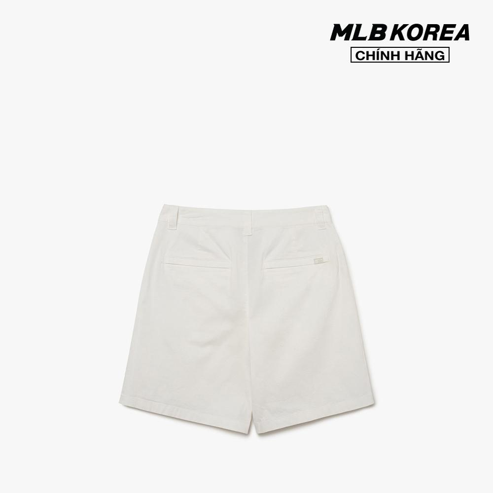 MLB - Quần shorts ngang gối nữ Basic Medium Logo Bermuda 3FSMB0633-07WHS