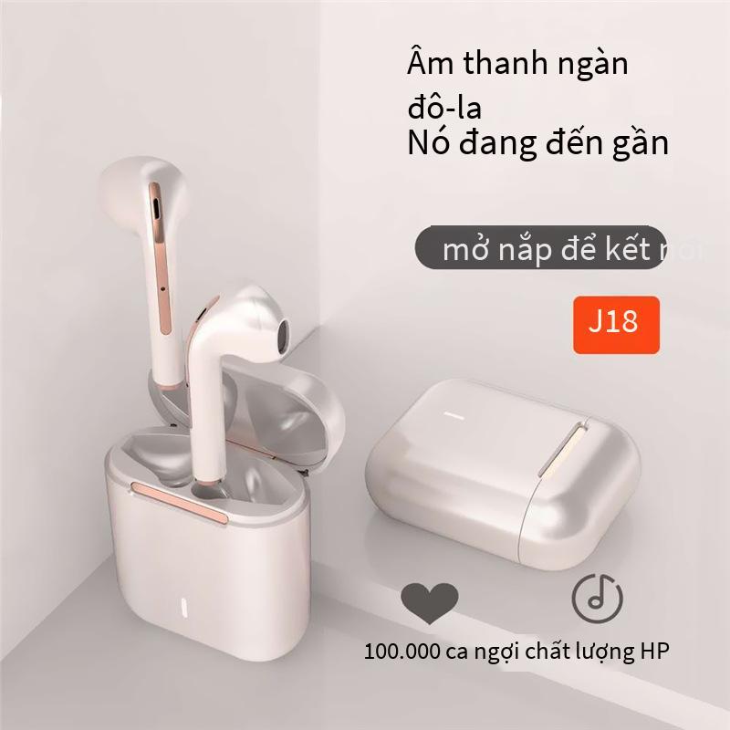 Ưu đãi đặc biệt tai nghe bluetooth J18 tai nghe bluetooth không dây giảm tiếng ồn mẫu riêng tai nghe nhét tai tws thể thao tai nghe không dây bluetooth