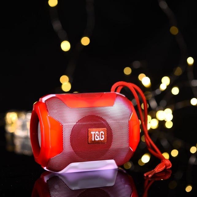 Loa bluetooth TG162 Âm Thanh Siêu Trầm Thiết Kế Đèn Nhiều Màu Sắc Sáng Tạo