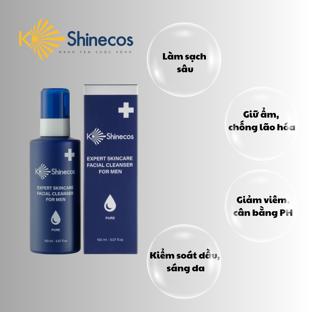 [COMBO] 2 Dung Dịch Vệ Sinh 2 Gel Rửa Mặt - Nâng Cấp Phong Độ Kshinecos