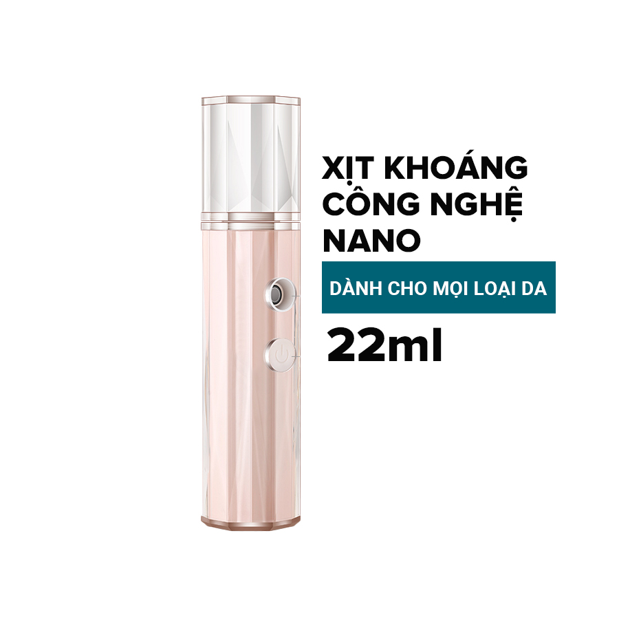 Máy phun sương nano K.SKIN KD770B, làm sạch và dưỡng ẩm da, thiêt kế sang trọng tiện mang đi