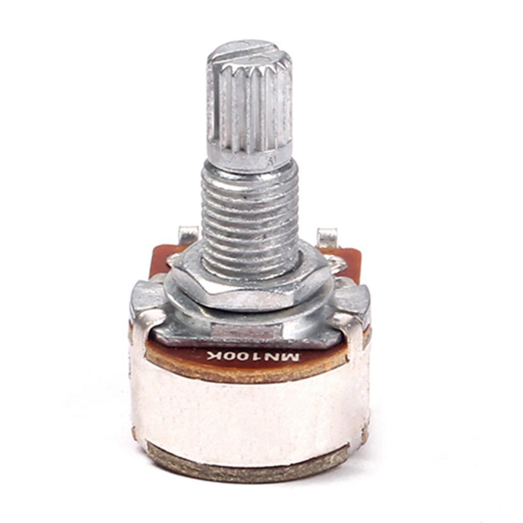 5Pcs MN100K Audio Taper Push/Pull Pot Potentiometer for Guitar/Bass Mandolin