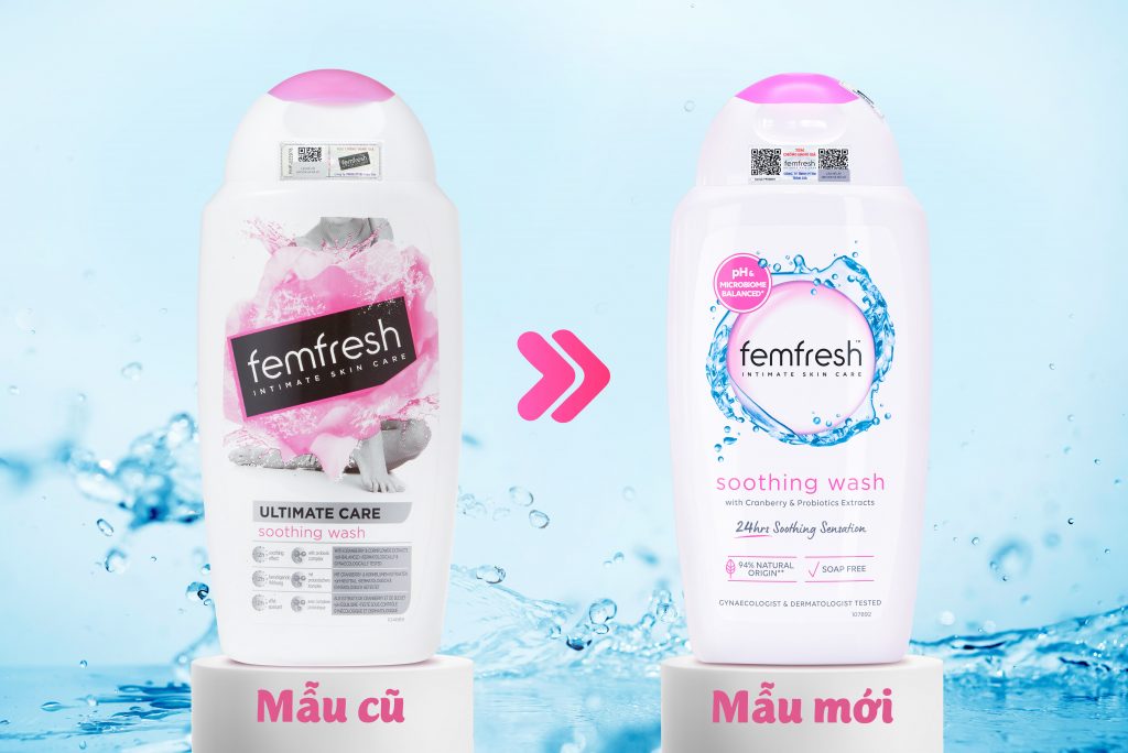 Dung Dịch Vệ Sinh Phụ Nữ Cao Cấp Hỗ Trợ Viêm Nhiễm Femfresh Soothing Wash 250ml - JESS SHOP COSMETICS