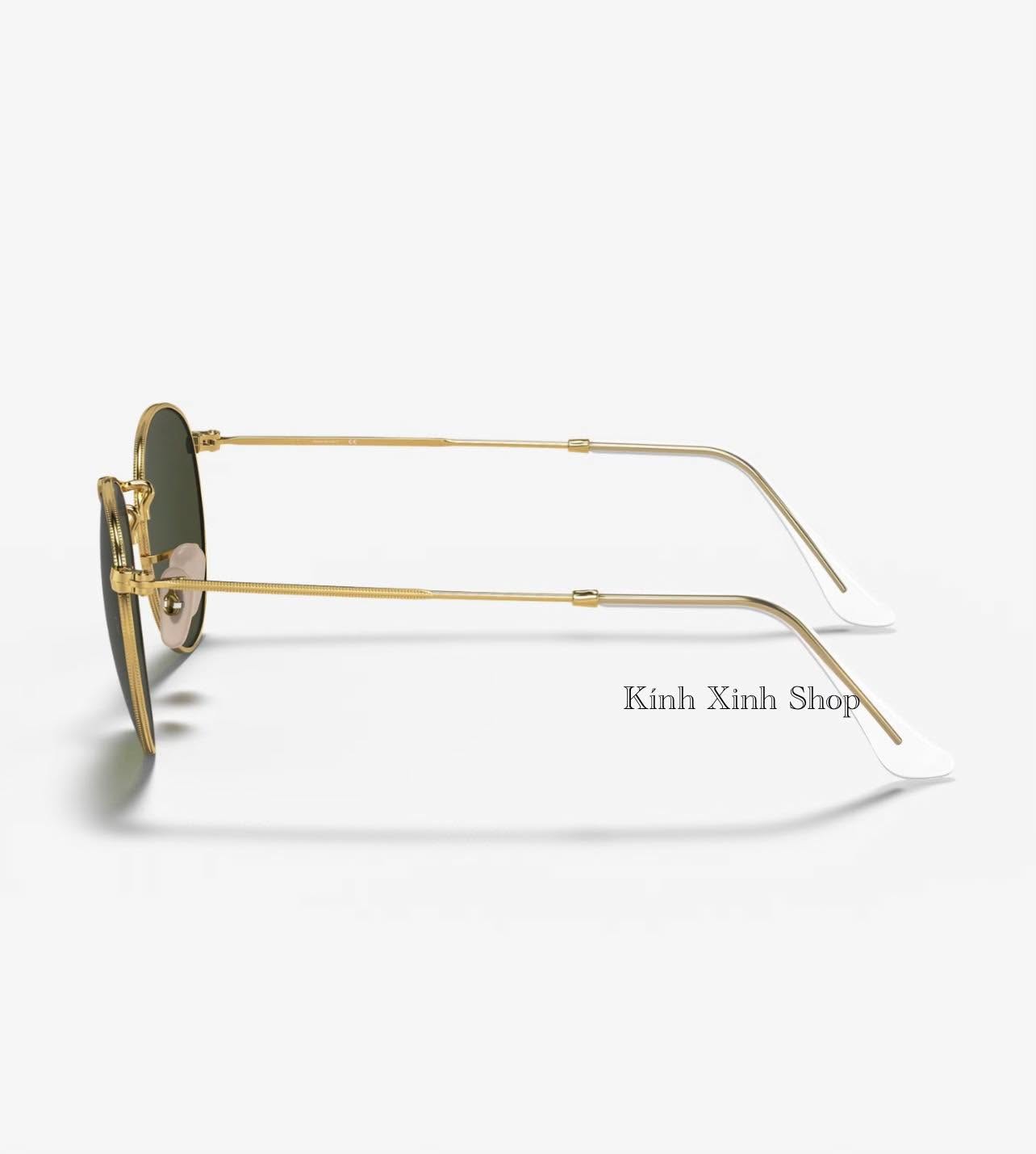 Kính râm cổ điển dáng Mắt tròn nhỏ tròng kính thủy tinh cao cấp