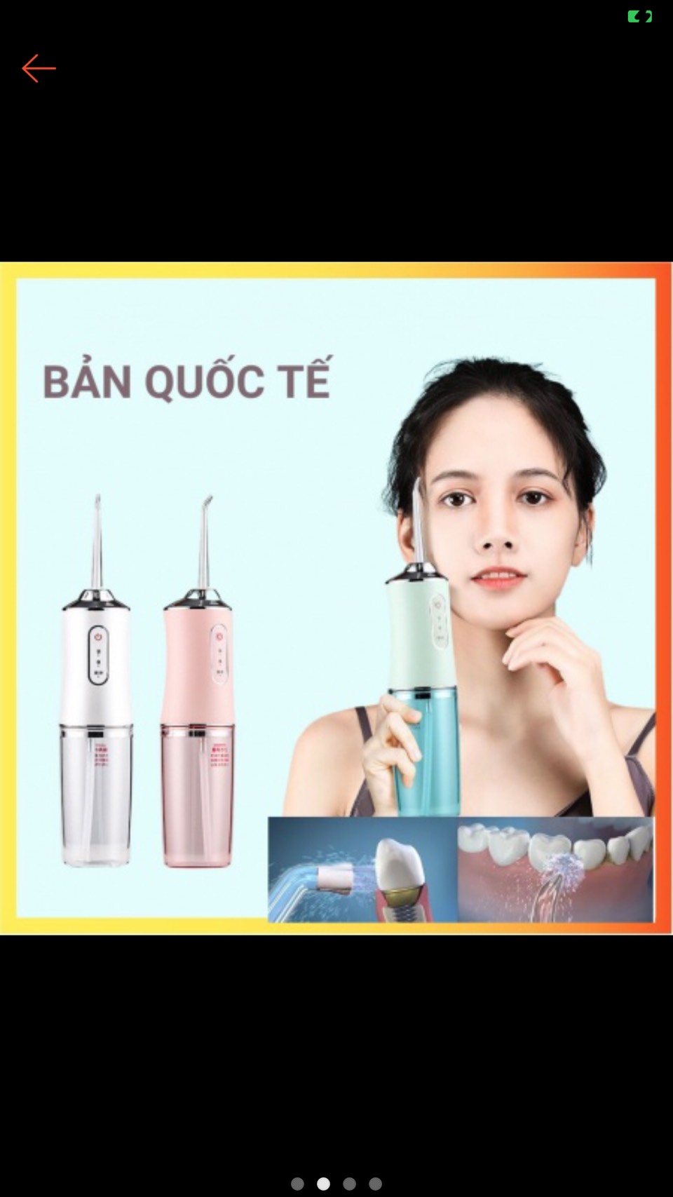 Máy tăm nước quốc tế Oral irigator công nghệ cao cấp ,chất liệu an toàn bảo vệ răng miệng không sâu răng