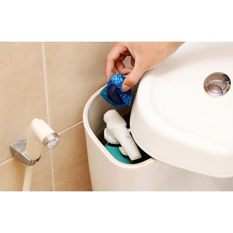 Bộ 30 Viên Khử Mùi Tẩy Bồn Cầu Thế Hệ Mới 2X - Viên Thả Toilet Diệt Khuẩn, Tẩy Sạch Vệ Sinh Vết Bám Bẩn