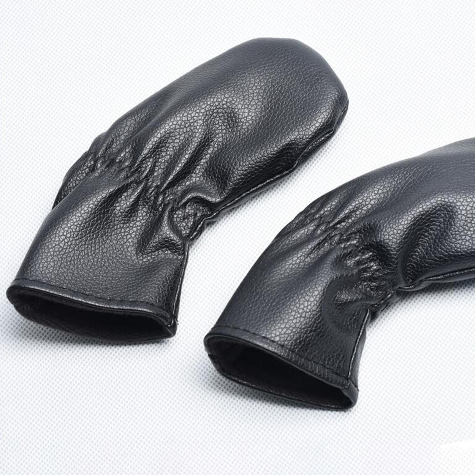 Leather Golf Irons Head Covers Embroidery Number, Golf Head Protector Guard