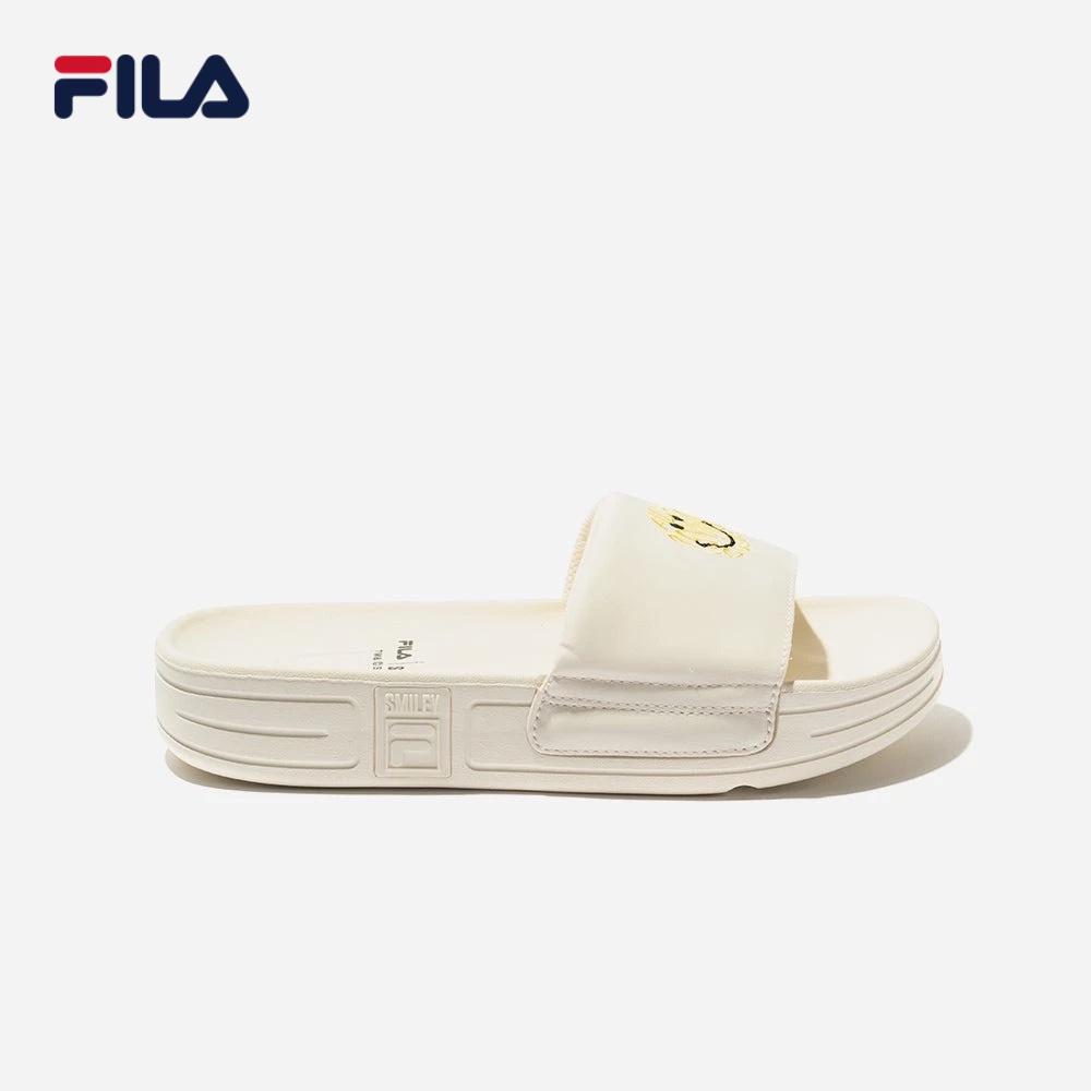 Dép quai ngang unisex Fila Funky Tennis 1998 Sl Wr X Smiley Logo - 1SM02584F-100