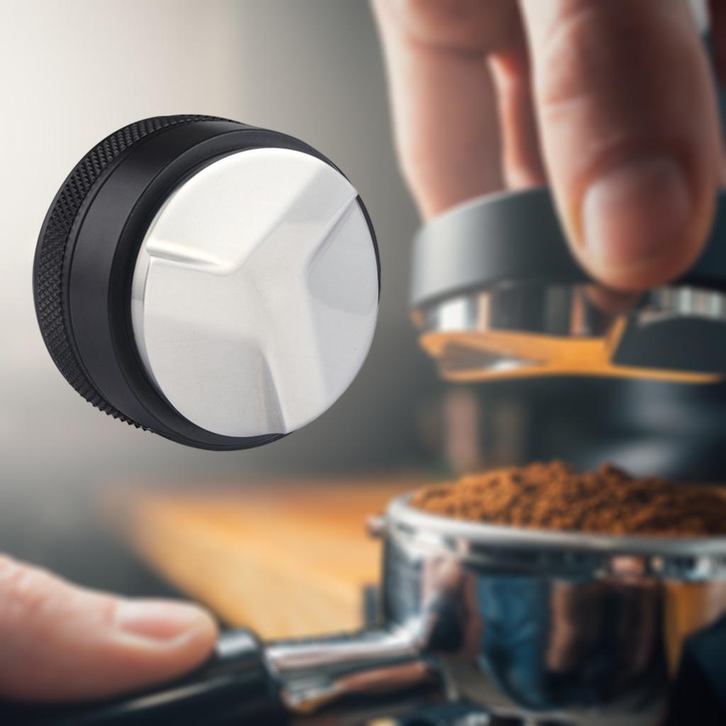 Zinc Alloy Professional Coffee Distributor Leveler Tool Powder Distributor Loosely Distributed Avoid Agglomeration Espresso Distribution Hand Tampers