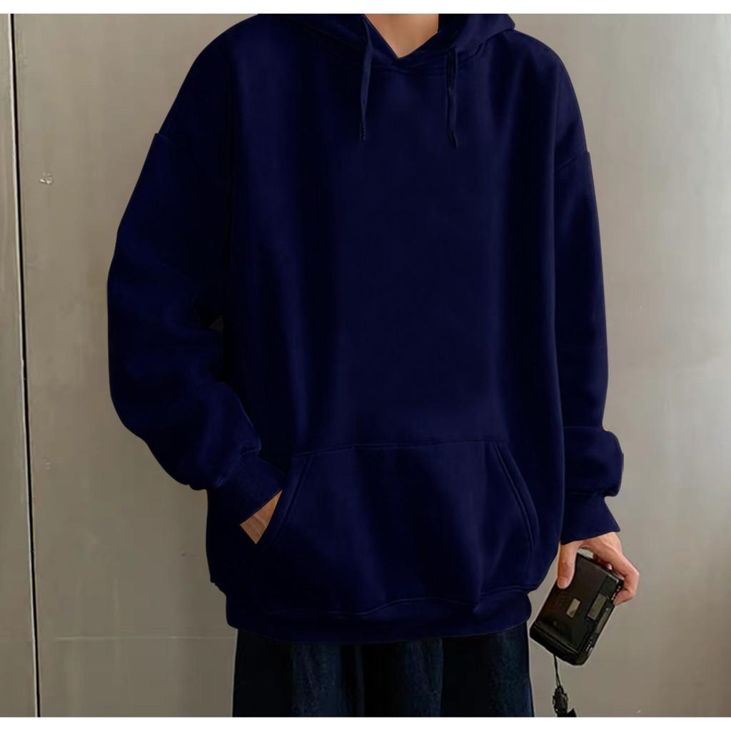 Áo hoodie Unisex nam nữ, áo khoác trơn cực chất