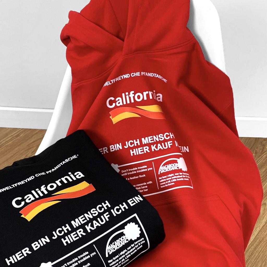 Áo Hoodie JL Oversize California, JACKLANE, Áo nỉ chui đầu unisex Jack Lane