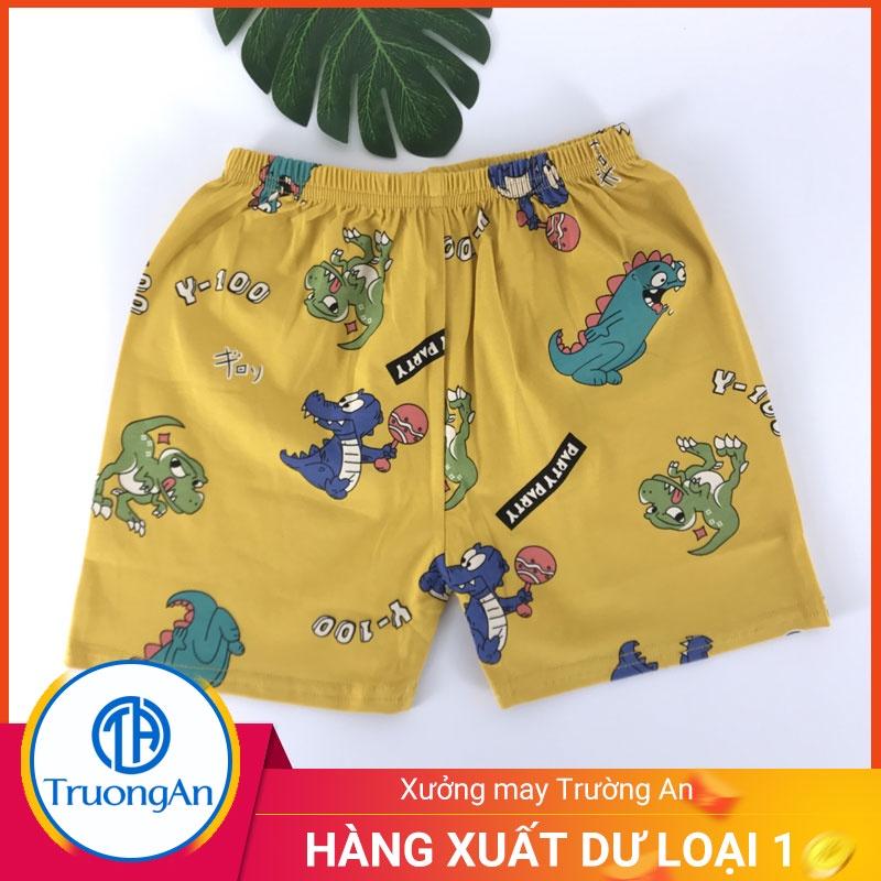 Bộ quần áo trẻ em cotton hình khủng long