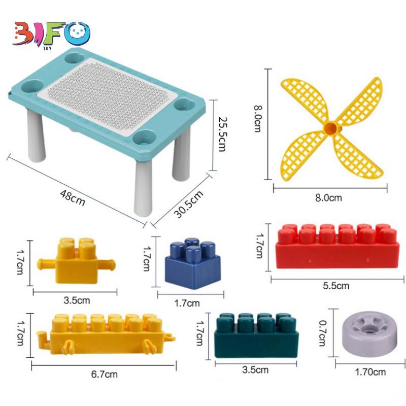 Bàn chơi lắp ghép đa năng sáng tạo Learn Building Blocks