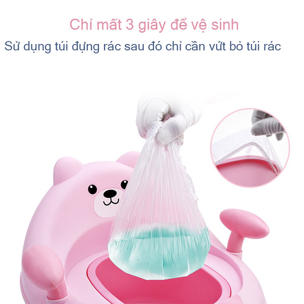 Bô vệ sinh trẻ em - Bệ ngồi toilet trẻ em - Bô trẻ em -Bô siêu xinh xắn cho baby