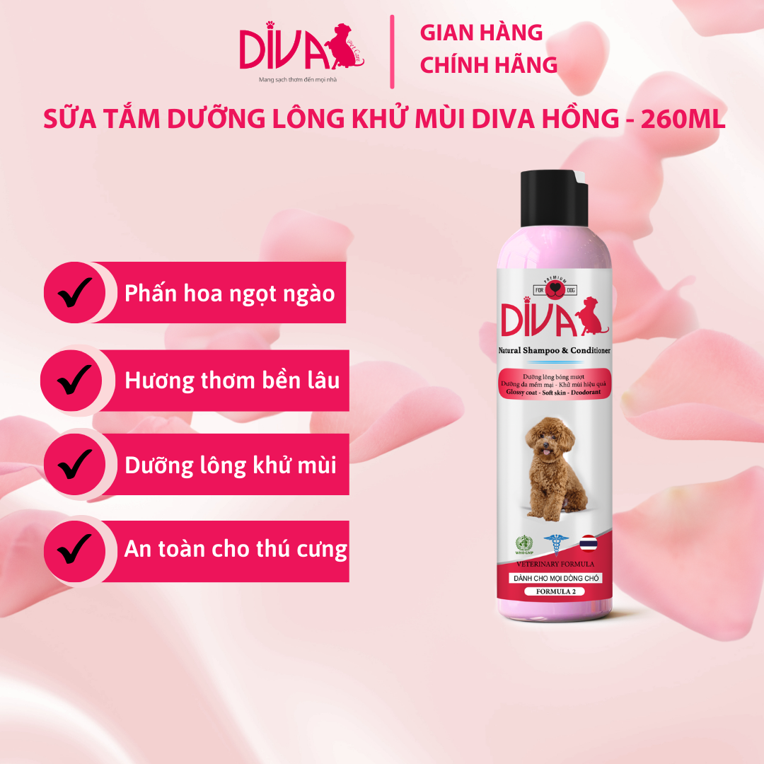 Sữa Tắm Dưỡng Ẩm Formula 2 New Diva-2 (260ml)
