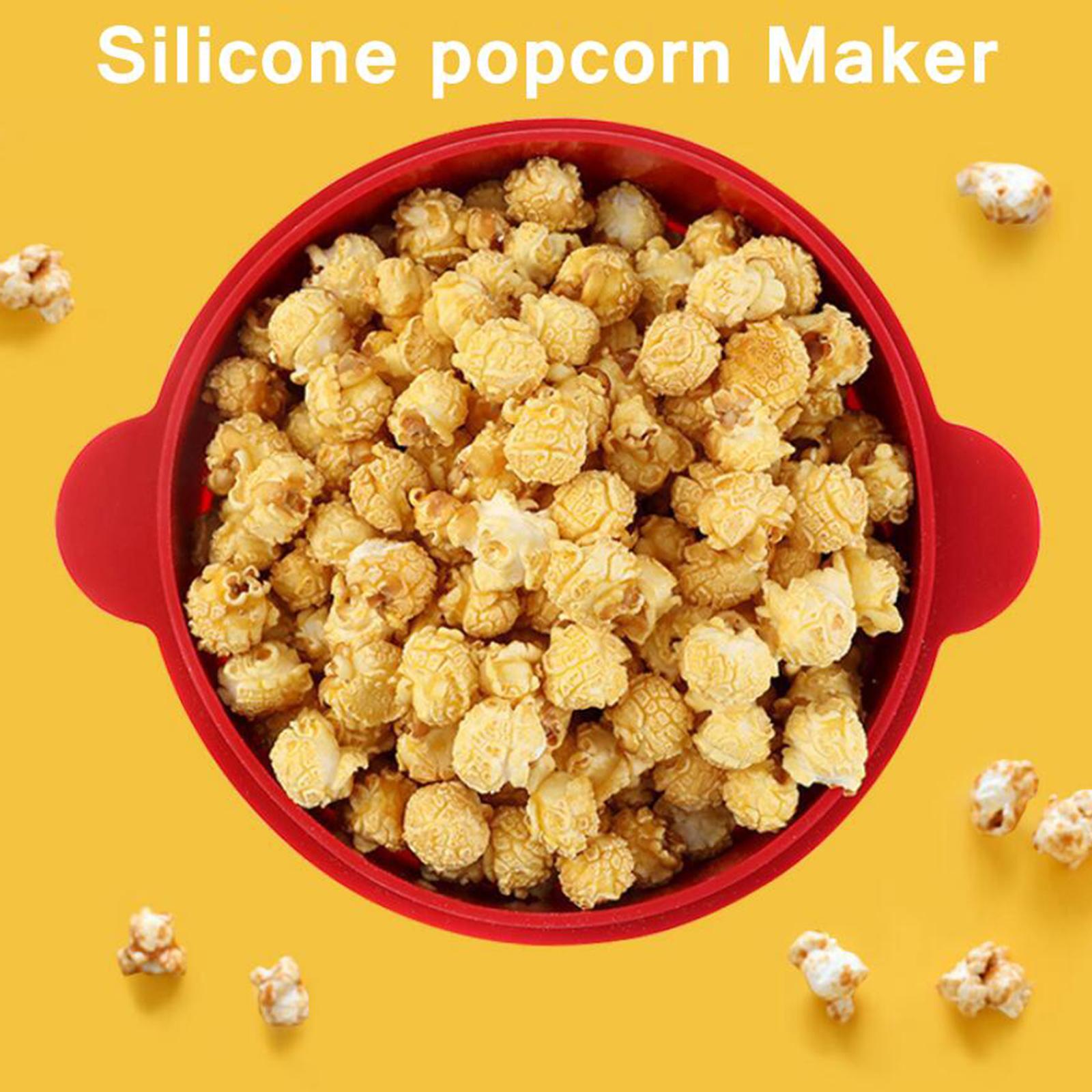 Microwave Popcorn Maker Pop Corn Collapsible Silicone Bowl Container