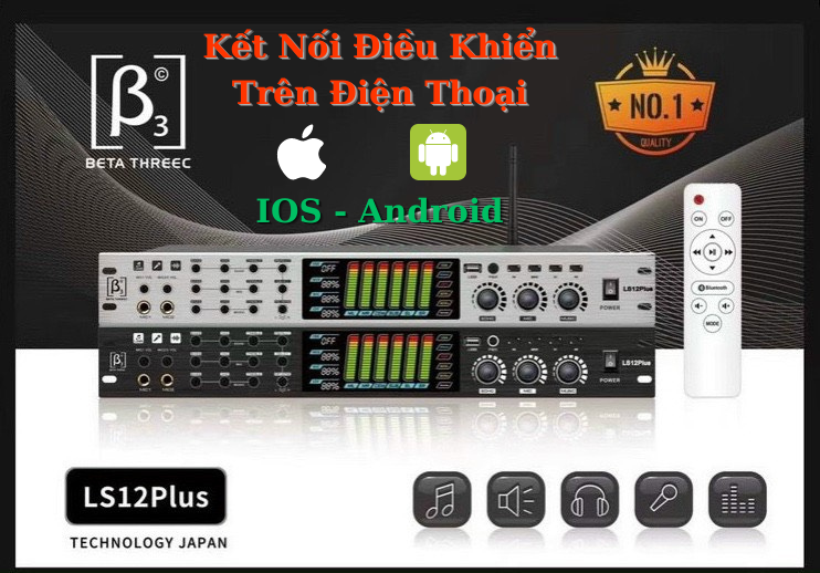 Vang Cơ Lai Số B3 - LS12 Plus - Tích Hợp Màn Hình LEG - Chống Hú FBX - ECHO - REVERB cựa hay - Âm Thanh DSP hay nhất hiện nay - Hàng Chính Hãng