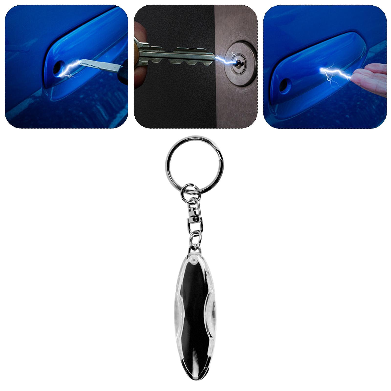 Anti Static Key Chain Human Body Car Static Releaser for Daily Use Black