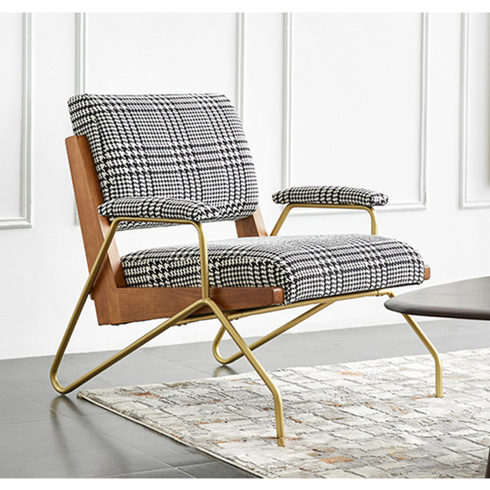 L-U-X.>>> Ghế sofa hiện đại tối giản kiểu Bắc Âu - Ghế sofa đơn sang chảnh (kt 79x86x81cm)