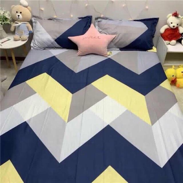 Set Cotton Poly Hoạ Tiết Hàng nhập nguyên set