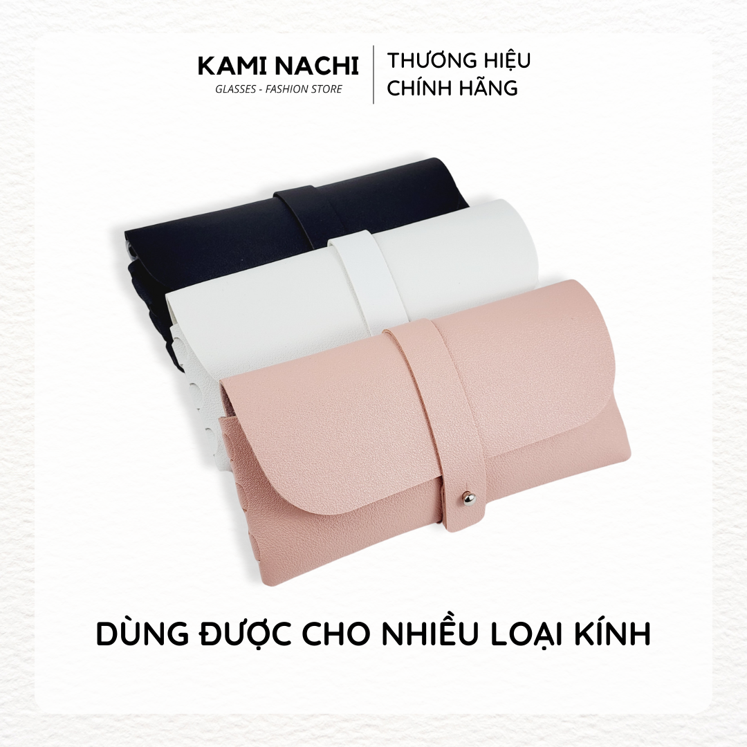 Ví da thủ công KAMI NACHI đựng mắt kính, điện thoại, tiền và thẻ các loại, có nhiều màu