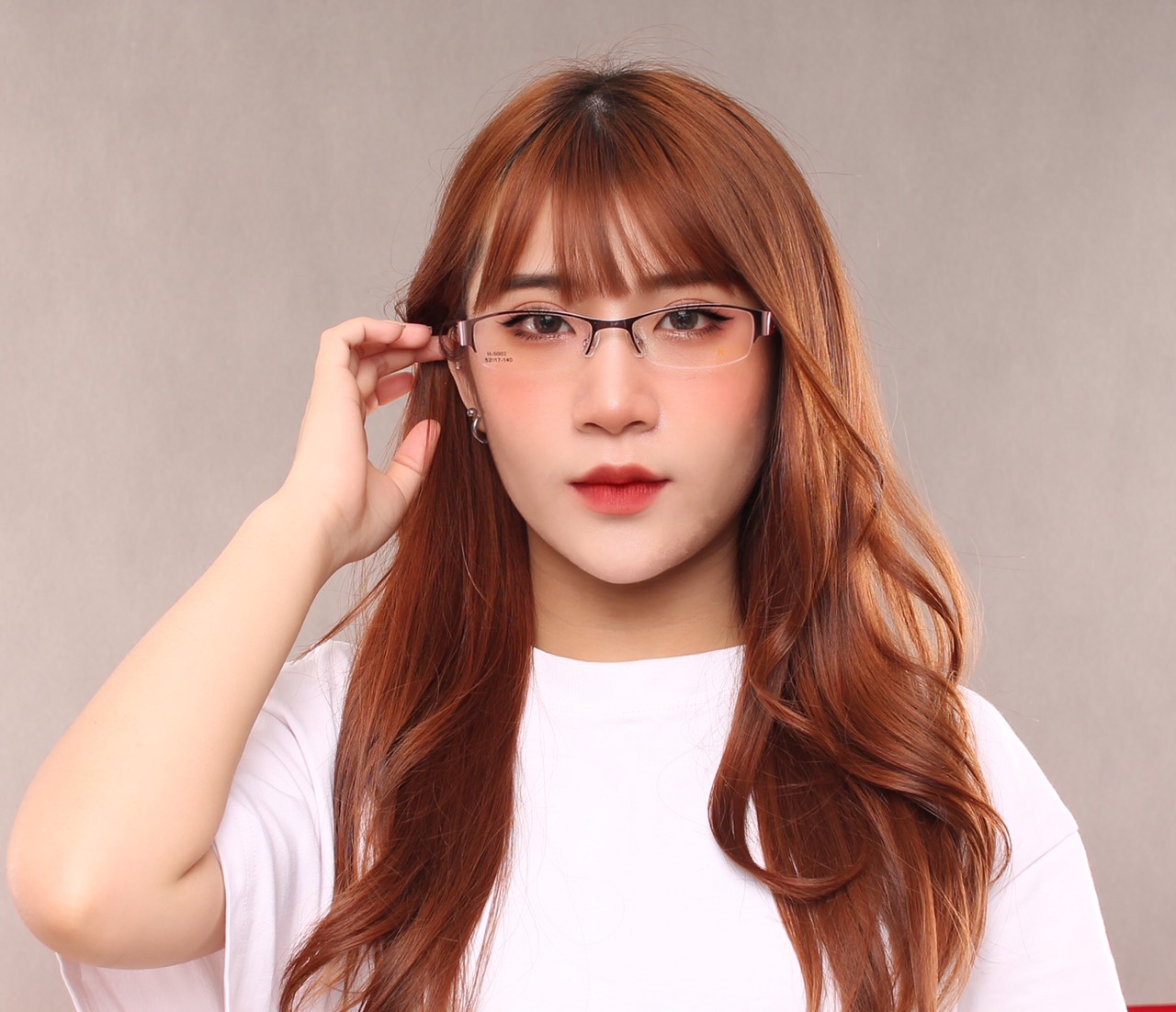 GỌNG KÍNH HỢP KIM SIÊU NHẸ HỢP THỜI TRANG – HÀNG CHÍNH HÃNG H-5002
