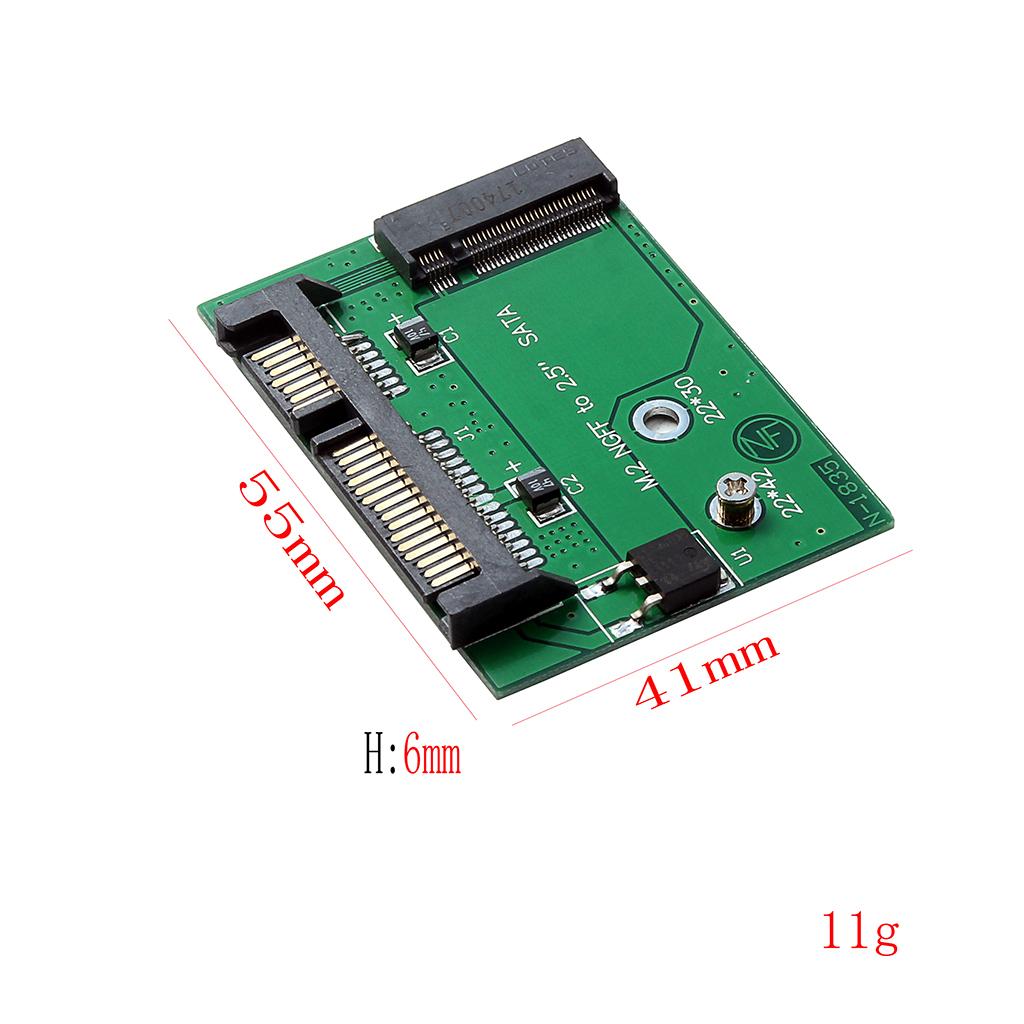 M.2 NGFF SSD Solid State Drive to 2.5'' SATA 3.0 Adapter Converter Card