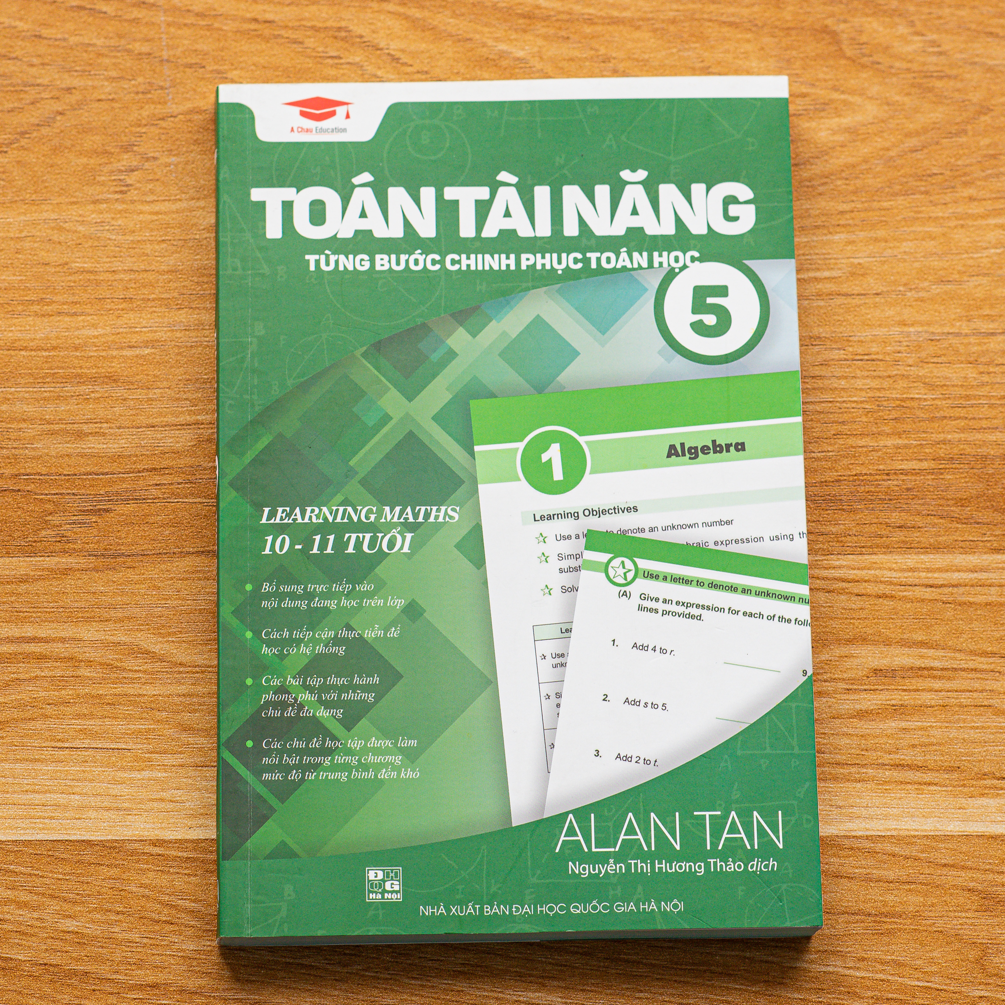 Sách toán tài năng 7 cuốn, 7 - 11 tuổi Sách toán lớp 2 đến lớp 5 Á Châu Books