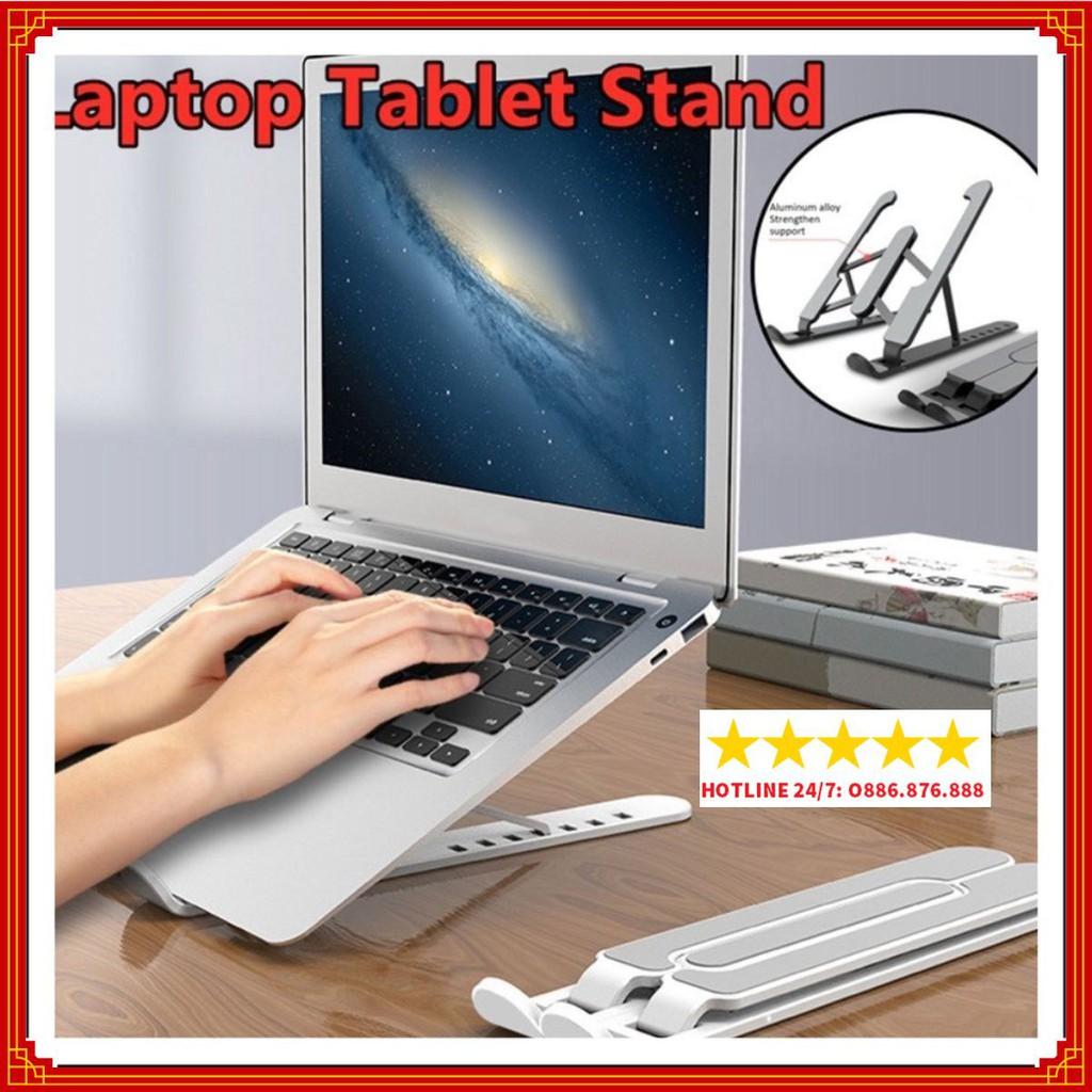 ️ Giá Đỡ Laptop, Ipad, Điện Thoại Chống Trượt 6 Nấc Chỉnh Độ Cao Gập Gọn Dễ Dàng