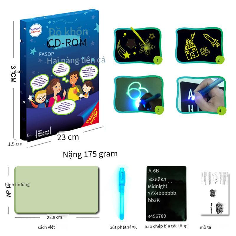Ưu Đãi Đặc Biệt Vẽ Bằng Ánh Sáng Vui Vẻ Giáo Dục Sớm Cho Trẻ Em Bảng Chữ Viết Dạ Quang Bảng Viết Tự Làm Graffiti Bảng Vẽ Huỳnh Quang