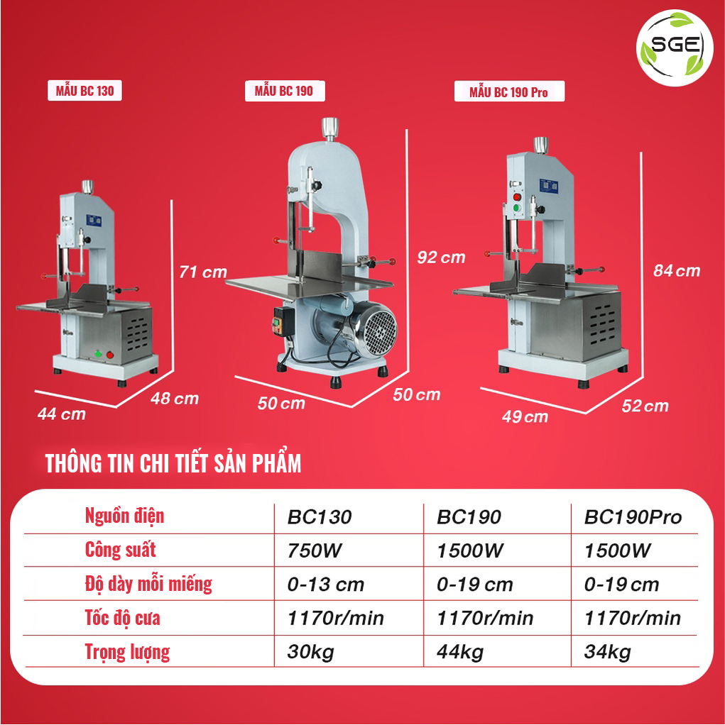 Máy Cắt Xương, Máy Cưa Xương, Máy Thái Xương, Máy Cắt Thịt Đông Lạnh BC130 Tốt Nhất Thị Trường. Hoạt Động Công Suất Cao 24/7, Dễ Vận Hành, Tiết Kiệm Điện Năng, Hàng Nhập Khẩu Cao Cấp