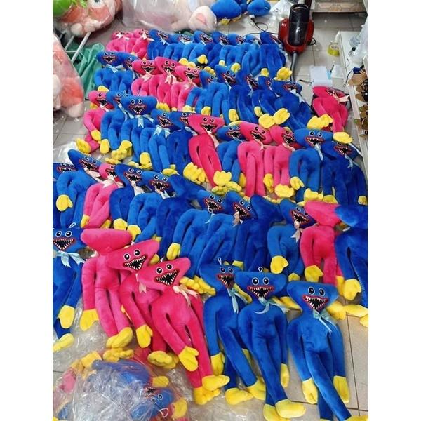 Gấu bông Huggy Wuggy siêu dễ thương – Quà tặng thú nhồi bông nhân vật hoạt hình Poppy Playtime – Nhiều size – Gối ôm cho bé ngủ ngon