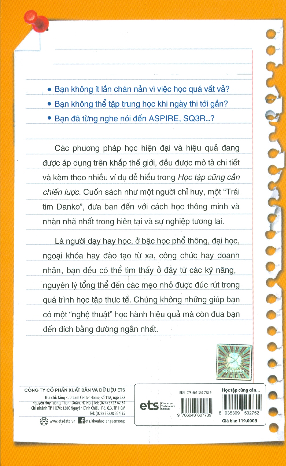 HỌC TẬP CŨNG CẦN CHIẾN LƯỢC