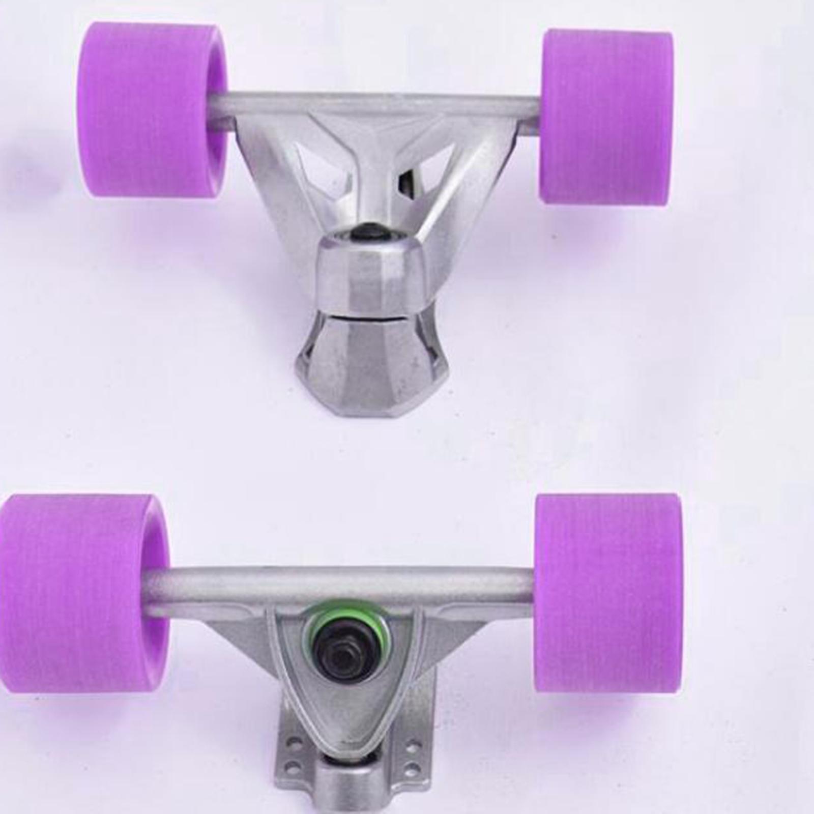 2x4Pieces Longboard Wheels Set 70x51mm Skateboard PU Roller 78A Wheel