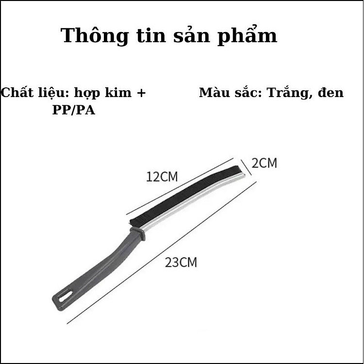 Bàn Chải Vệ Sinh Khe Hở Đa Năng Cọ Vệ Sinh Khe Nhà Tắm Khe Cửa Nhà Bếp Nhỏ Gọn Tiện Lợi