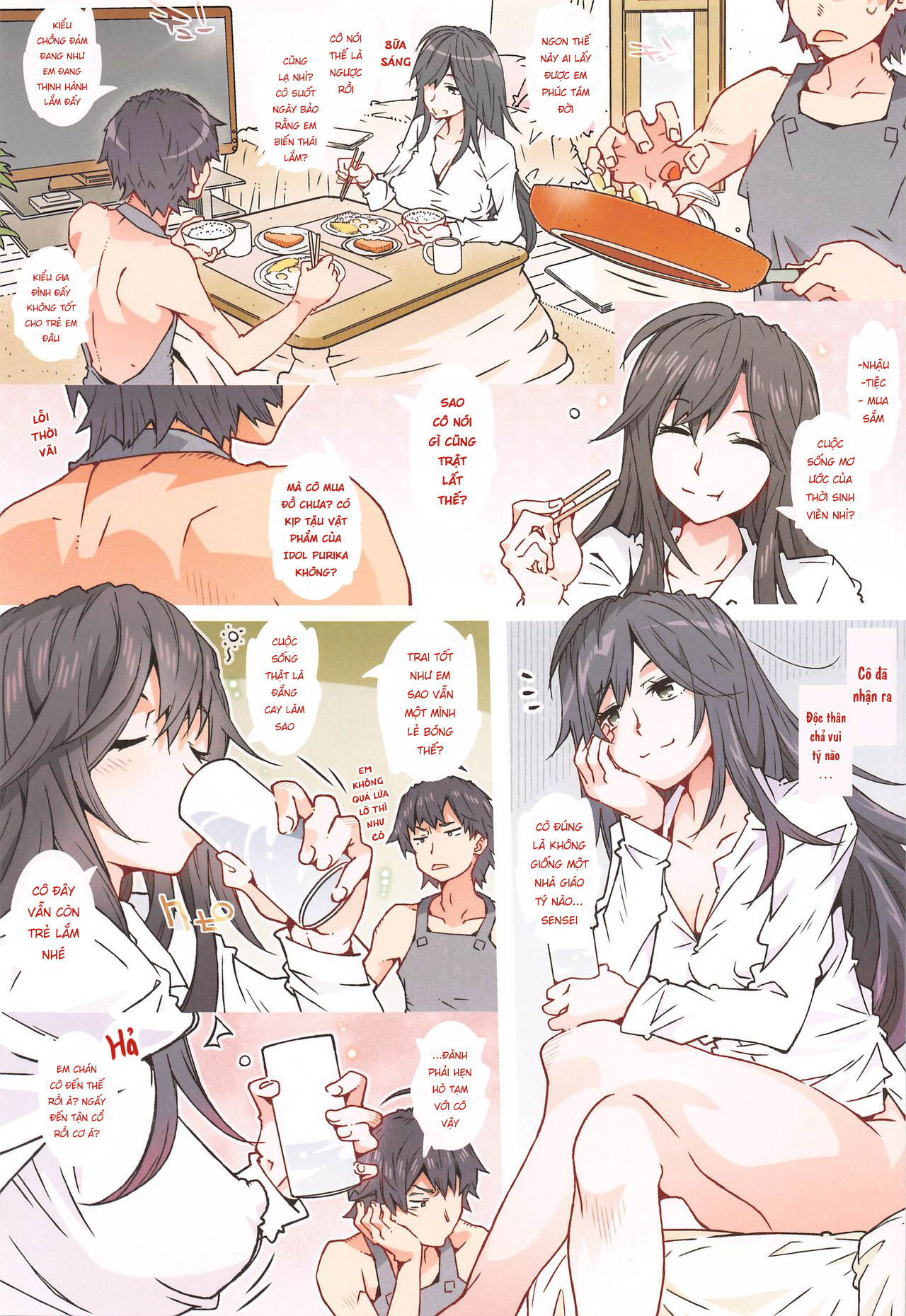 [18+ full màu] dẫn gái về nhà chapter 1 11