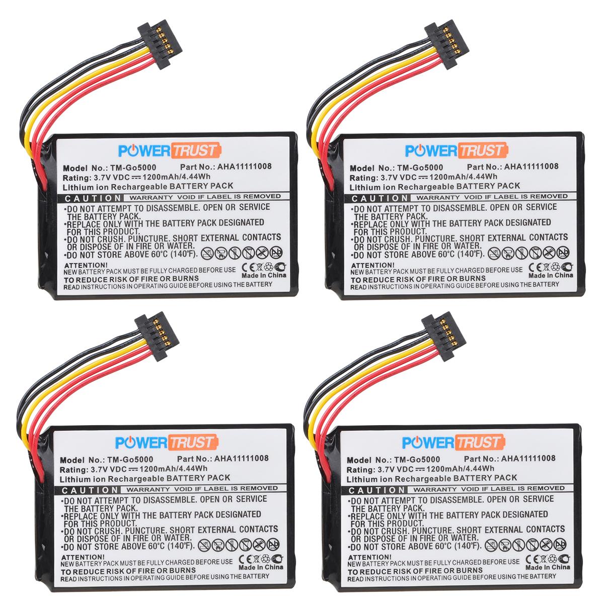 AHA11111008 Pin cho TomTom GO 5100, VF6P, VFAD, 4FL50, GO 6100, PRO TRUCK 5250, Pro 5250, Go 6200 Màu sắc: 4 Pin