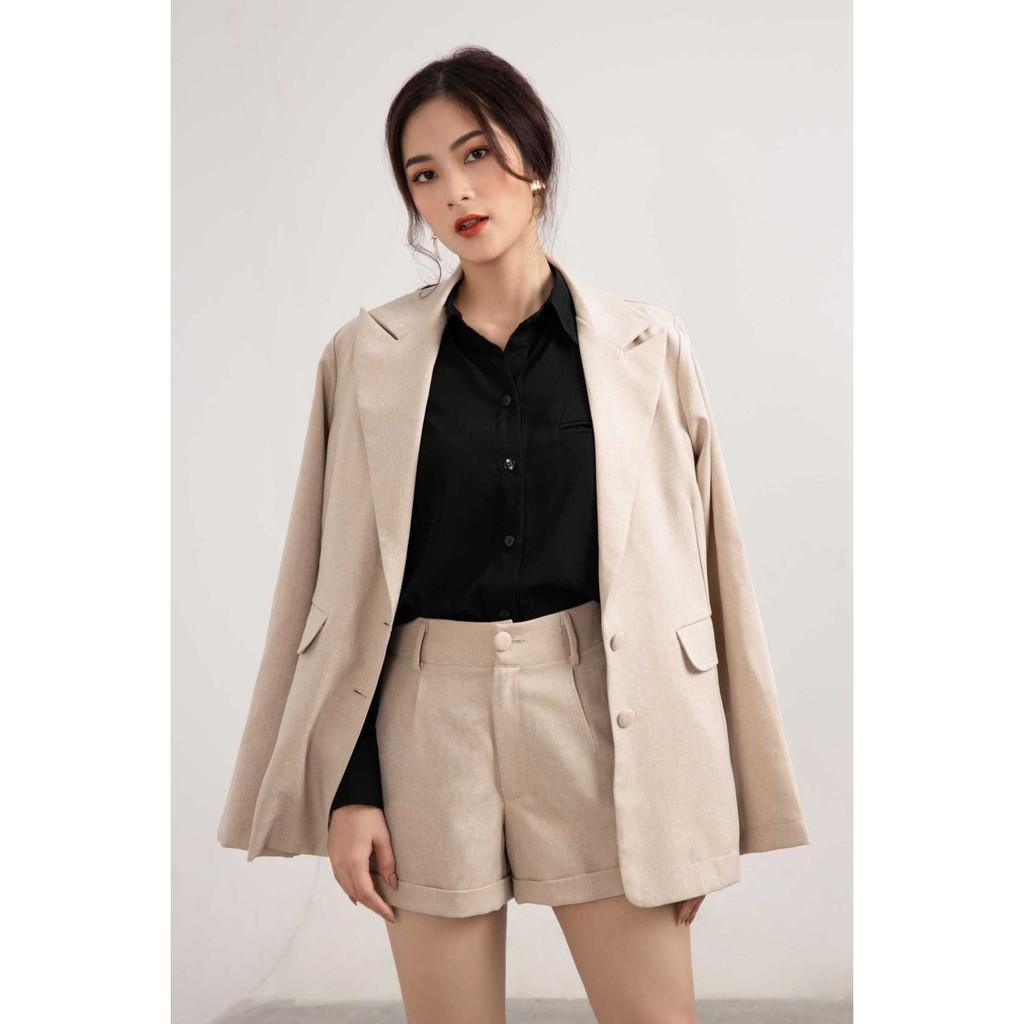 Áo blazer, áo vest công sở đi làm, đi tiệc - 3 màu Hồng/Sand/Nude