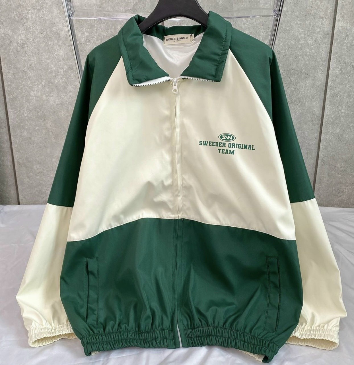 Áo khoác dù sơ mi SW 2 lớp Unisex TREND Nam Nữ Couple - Kiểu Bomber khóa kéo zip Chống Nắng , Lạnh