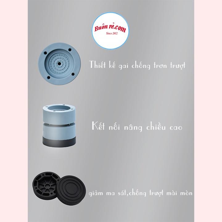 Bộ 4 chân chống rung máy giặt, bàn ghế đồ nội thấy đa năng - 01384