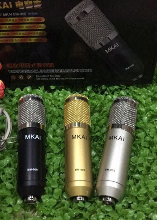 Mic BM-900 hát karaoke MKAI - Hàng Nhập Khẩu (Giao Màu Ngẫu Nhiên)