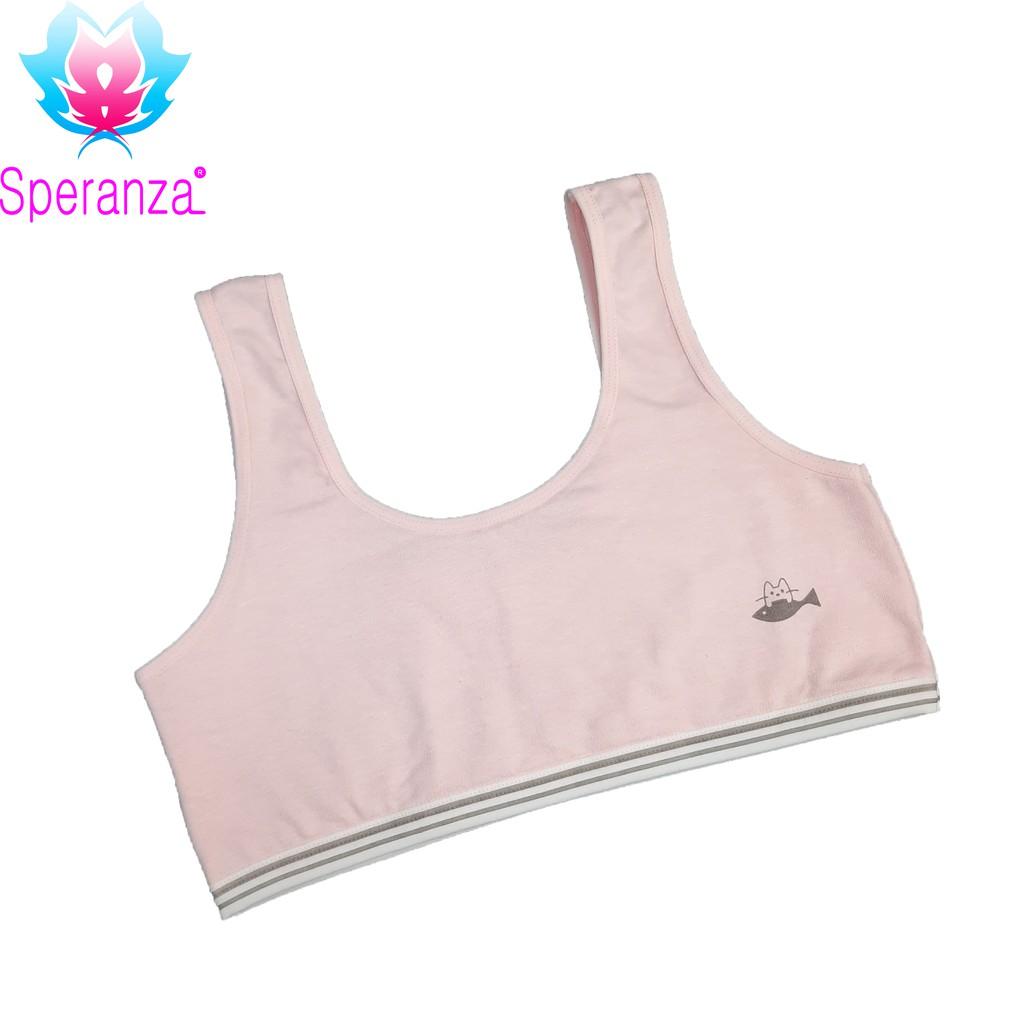 Áo Lá Nữ Sinh Cotton Speranza xinh xắn, Lớp Lót Dày Dặn Thấm Hút, Thoáng Mát Dành Cho Bé Gái Dưới 52kg SPAL039 SPAL037