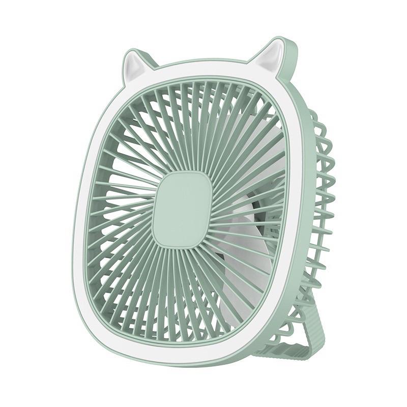 Quạt tích điện treo tường mini cầm tay quạt sạc điện có đèn để bàn Vân PHương Shop - Hàng Chính Hãng