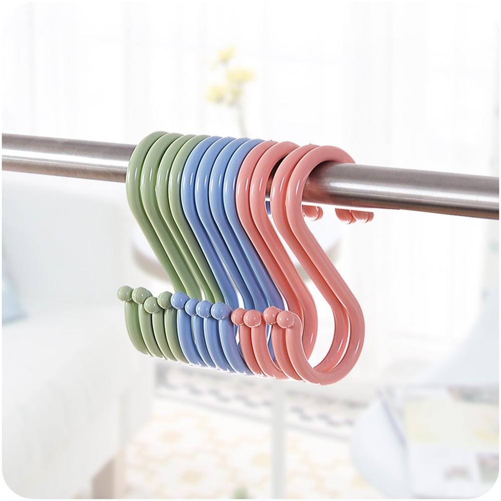 Móc Chữ S Nhựa Cao Cấp Treo Quần Áo - Treo Đồ Đạc - Treo Hàng Đa Năng DUASHOP