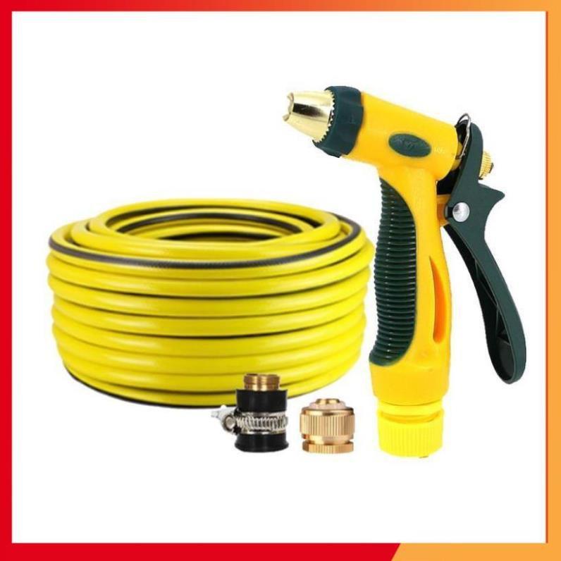Bộ dây vòi xịt nước rửa xe, tưới cây tăng áp 3 lần,loại 3-5M 206317