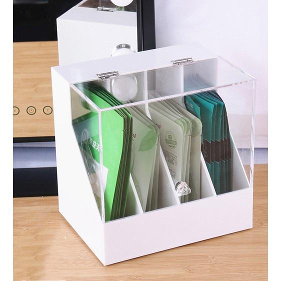 Hộp đựng mỹ phẩm , mặp nạ dạng nắp Mica