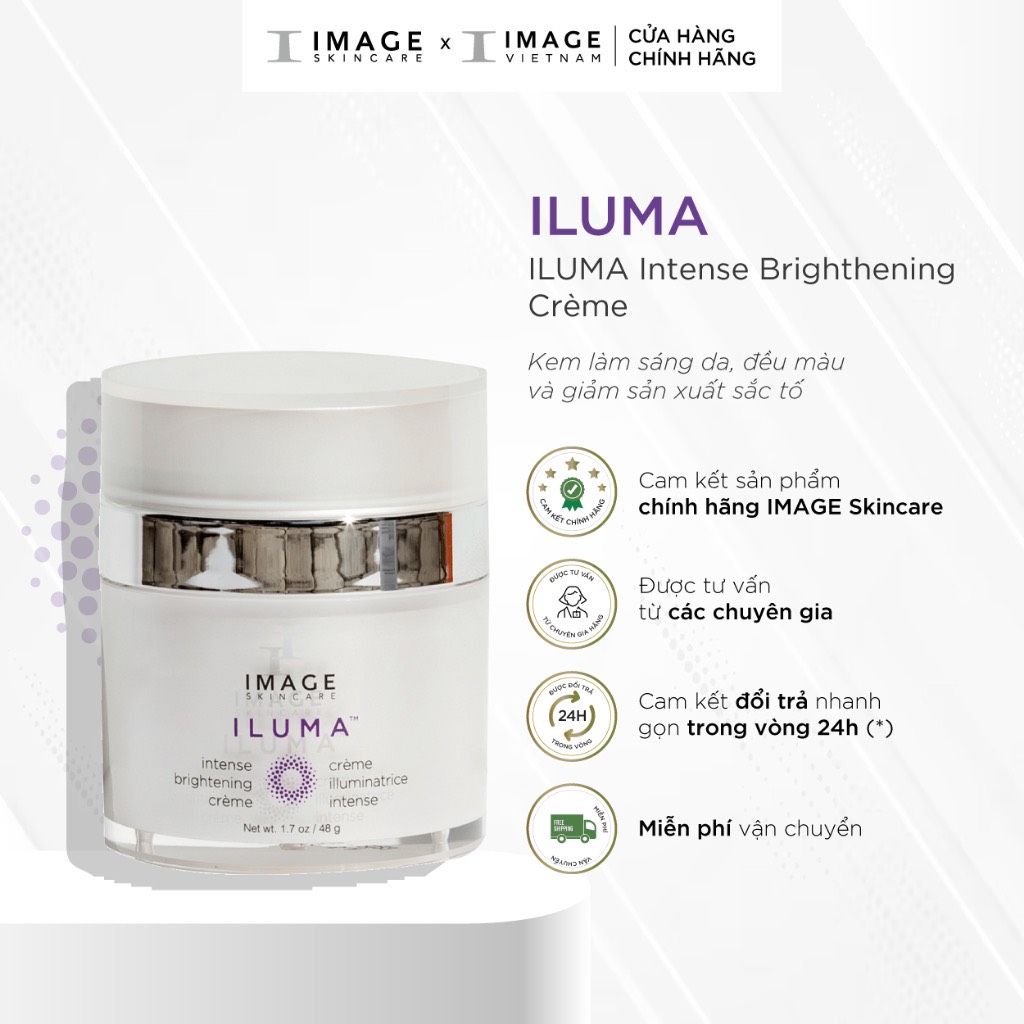 KEM DƯỠNG LÀM SÁNG DA, DƯỠNG ẨM – ILUMA INTENSE BRIGHTENING CRÈME 48g