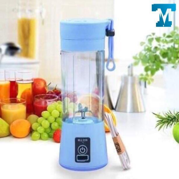 Máy xay sinh tố tích điện cầm tay - Máy xay sinh tố mini 2in1