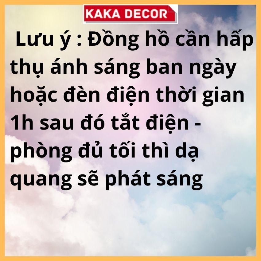 ĐỒNG HỒ TREO TƯỜNG NHIỀU MÀU DẠ QUANG - ĐỒNG HỒ TREO TƯỜNG PHÁT SÁNG ĐÊM - KIM TRÔI - TRANG TRÍ LOẠI 30CM